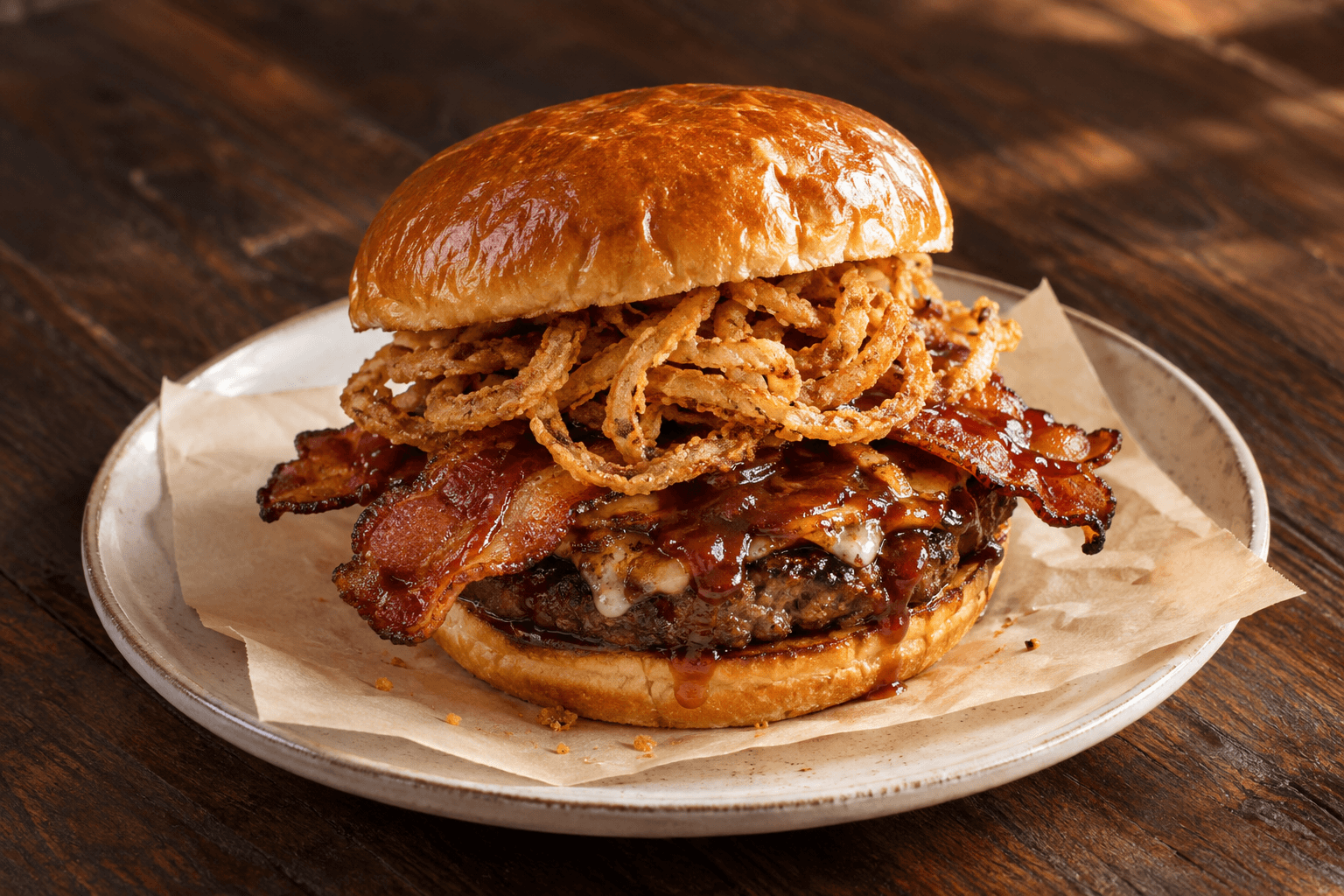 Smoky BBQ Bacon Burger
