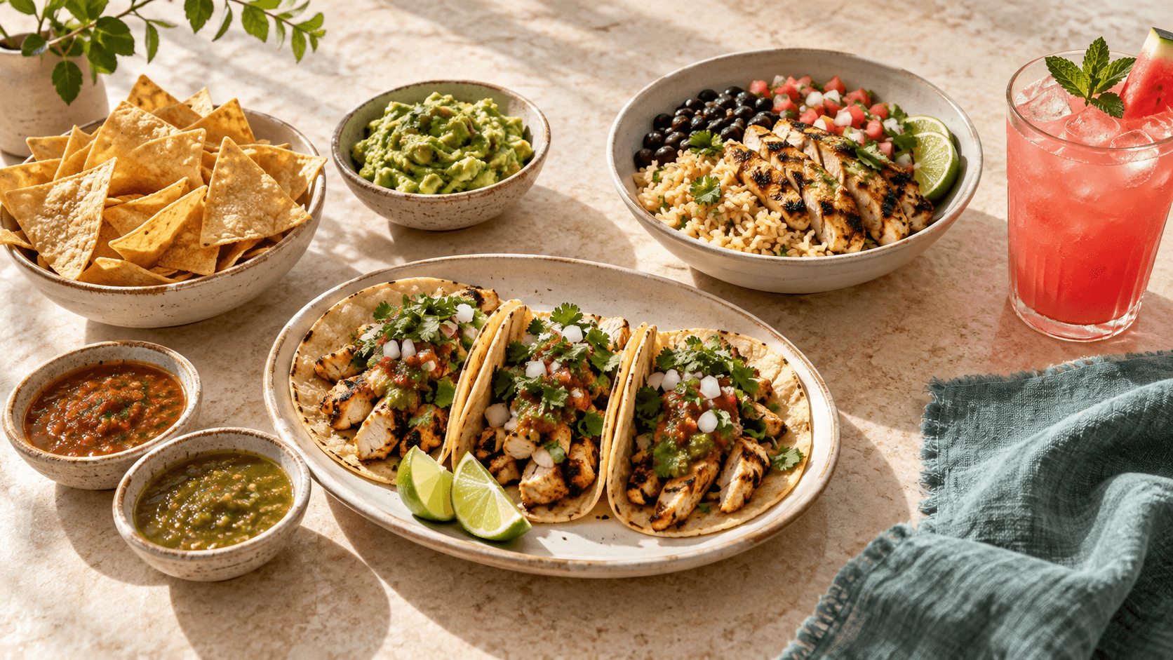 Sol y Lima Taqueria kitchen favorites